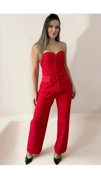 Conjunto D998 - Vermelho Conjunto D998 - Vermelho