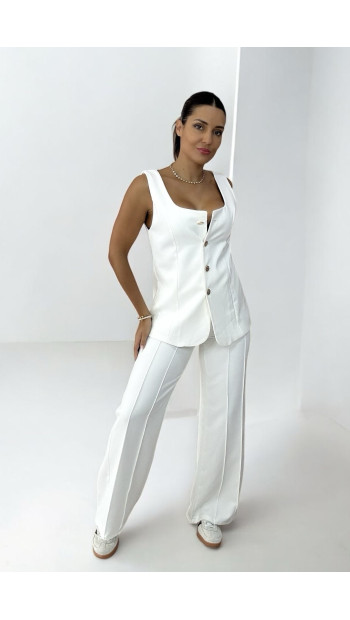 Conjunto D1276 - Branco Conjunto D1276 - Branco